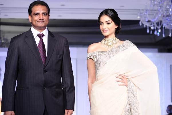 Ms. Sonam Kapoor Brand Ambassador, GJEPC & Vipul Shah, Chairman, GJEPC
