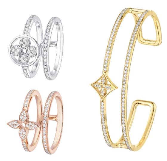 Louis Vuitton Idylle Blossom Two-Row Ring