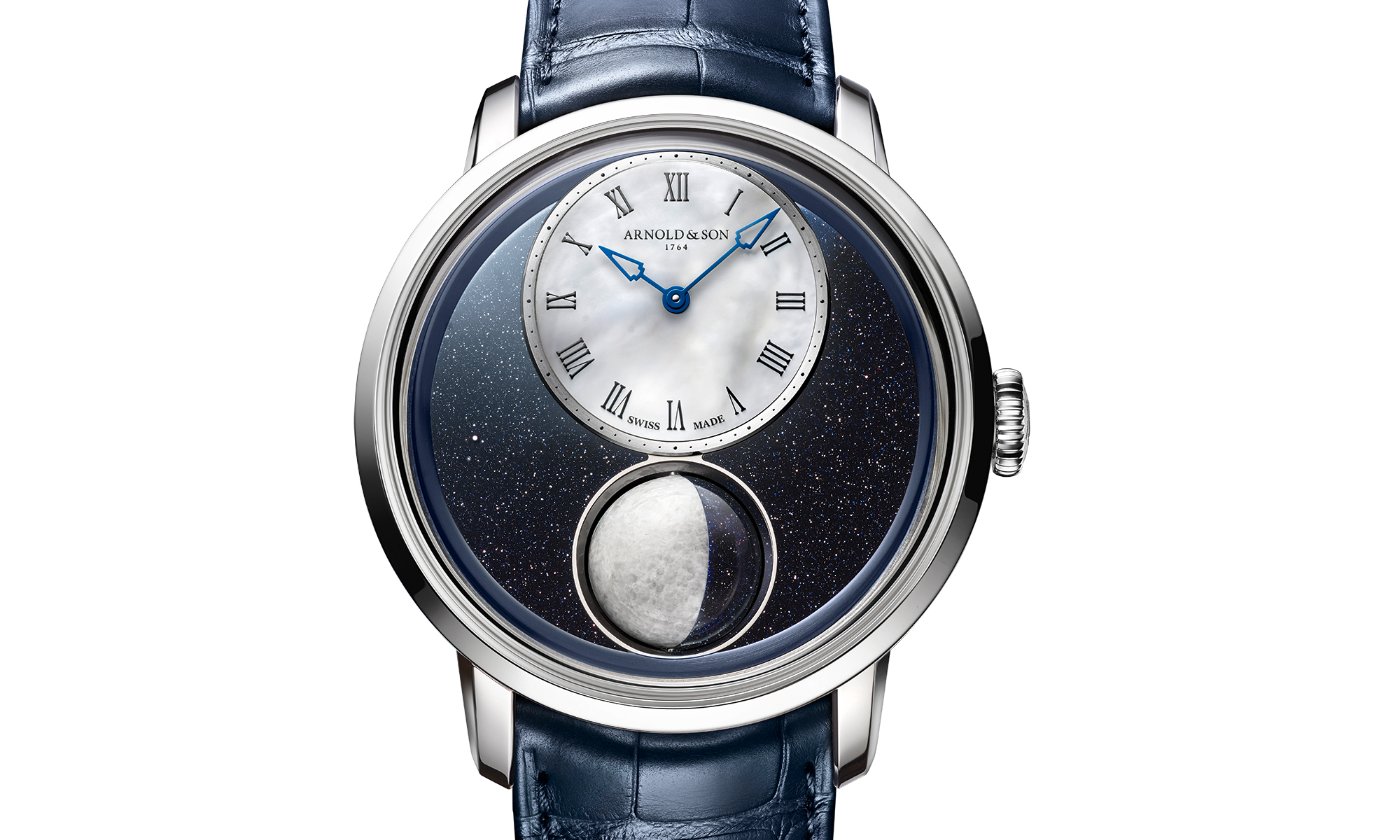 Arnold & Son unveils Luna Magna Platinum Moonlight Chiaroscuro