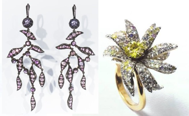 Ash Keys Earrings & Dahlia Fou Ring 
