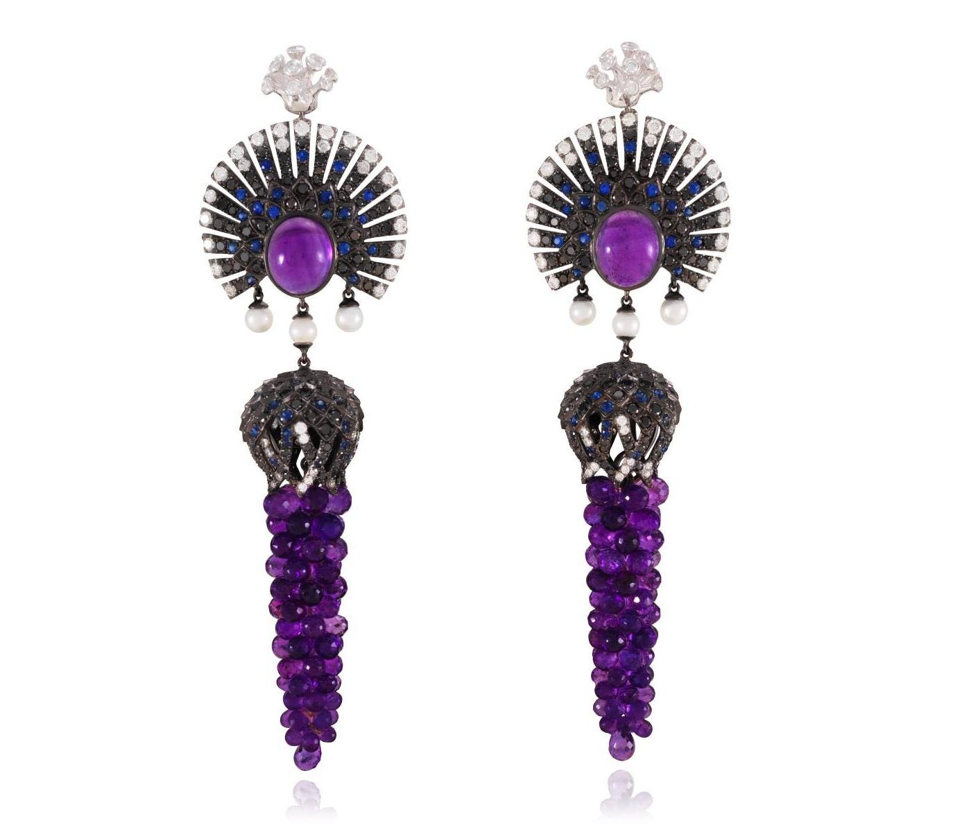 Earrings by Lydia Courteille