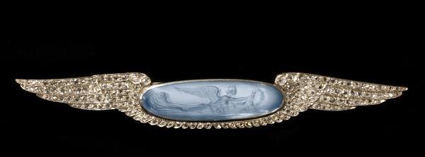 Mrs. W.H. (Elinor) Klapp (American, 1845-1915), Brooch, c. 1895-1914. Collection of the Bronson Family. Photograph by Firestone and Parson.