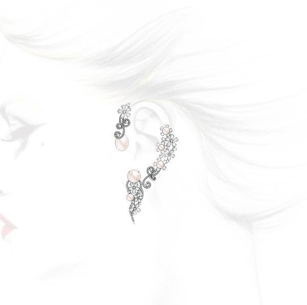 Wedding Day Pearls – “IVY” Sameena Anjum. T. Of Bangalore, India.