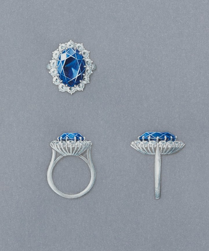 Princess Diana's Sapphire Engagement Ring