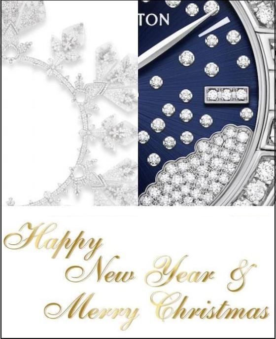 Season's greetings from CIJ SPECIAL WOMEN'S WATCHES & JEWELS!