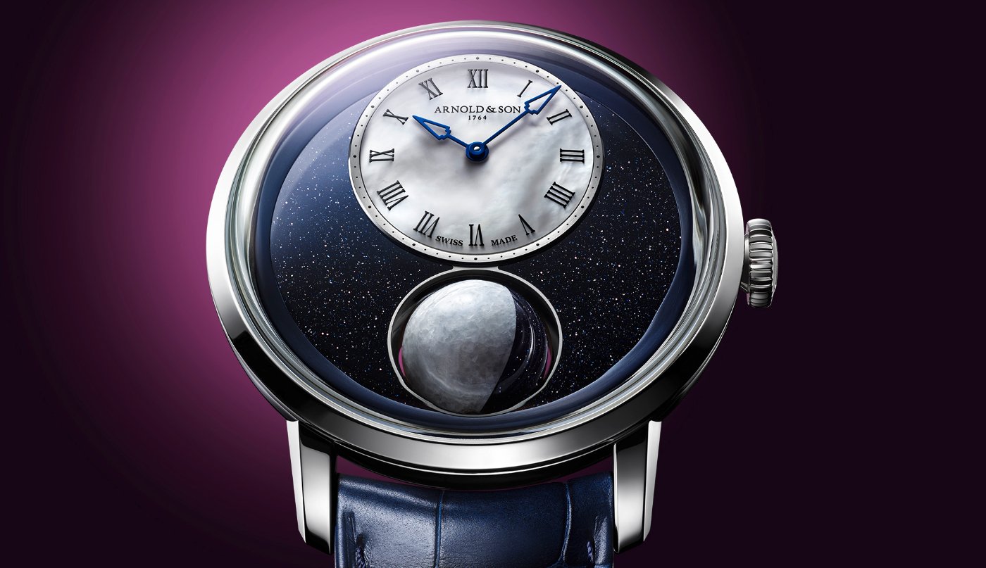 Arnold & Son unveils Luna Magna Platinum Moonlight Chiaroscuro