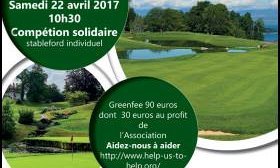 “Help us to Help” organizing a solidarity golf competition