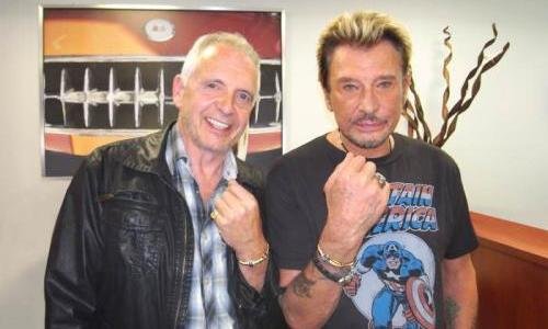 French Rock star Johnny Hallyday Wears Tournaire's Free Bracelet