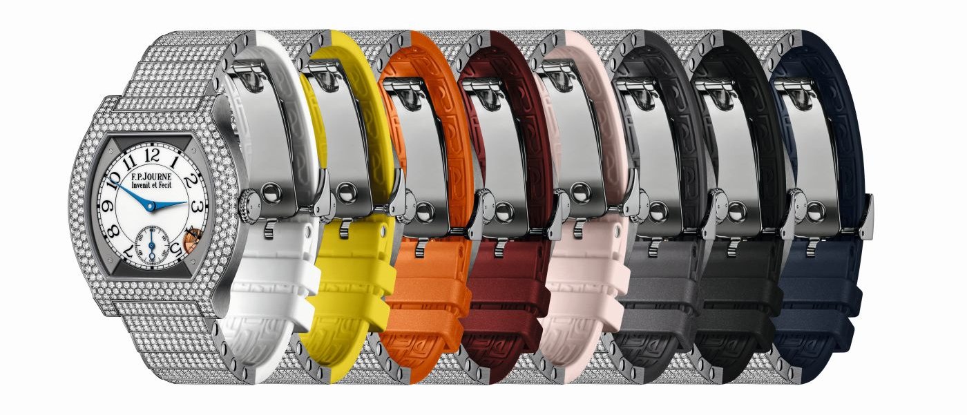 An introduction to the élégante by F.P.Journe 12 rows of diamonds