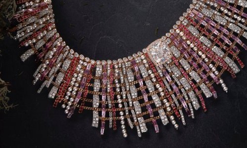 Chanel Tweed Couture necklace