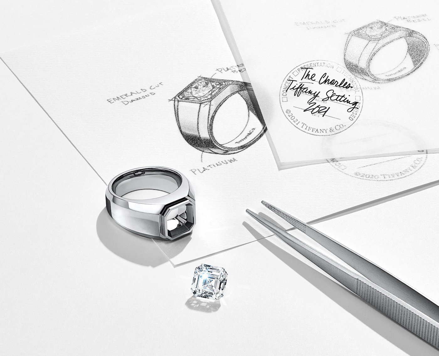 Tiffany & Co. introduces its first men's engagement ring