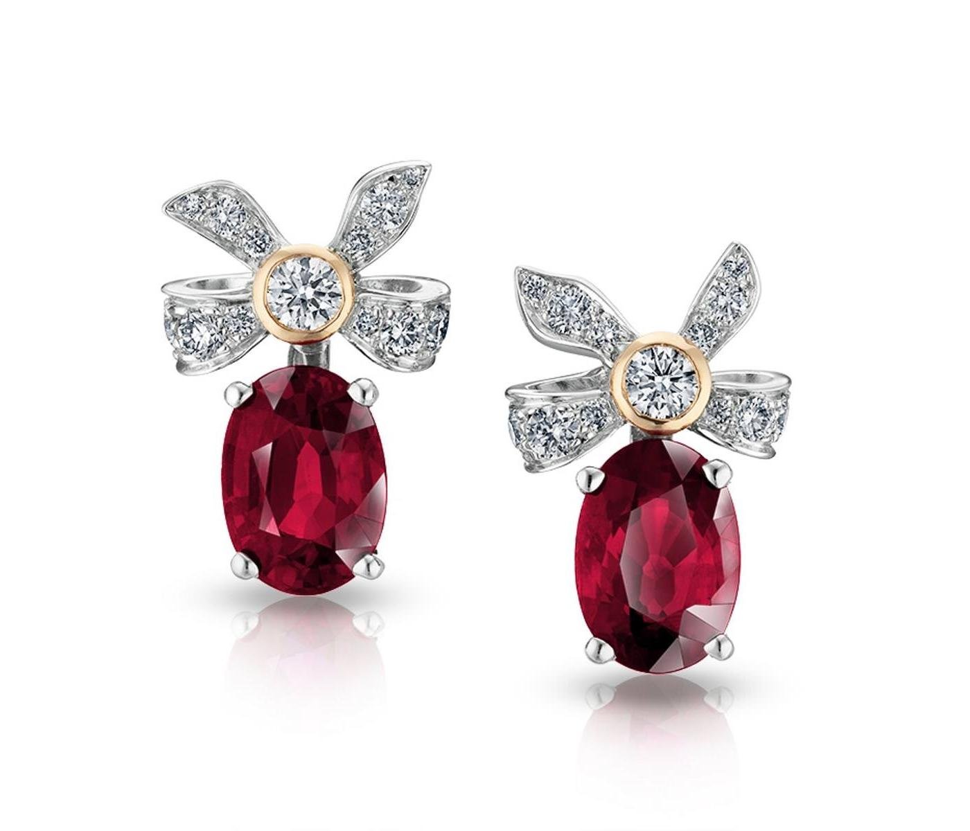 Earrings by Fabergé