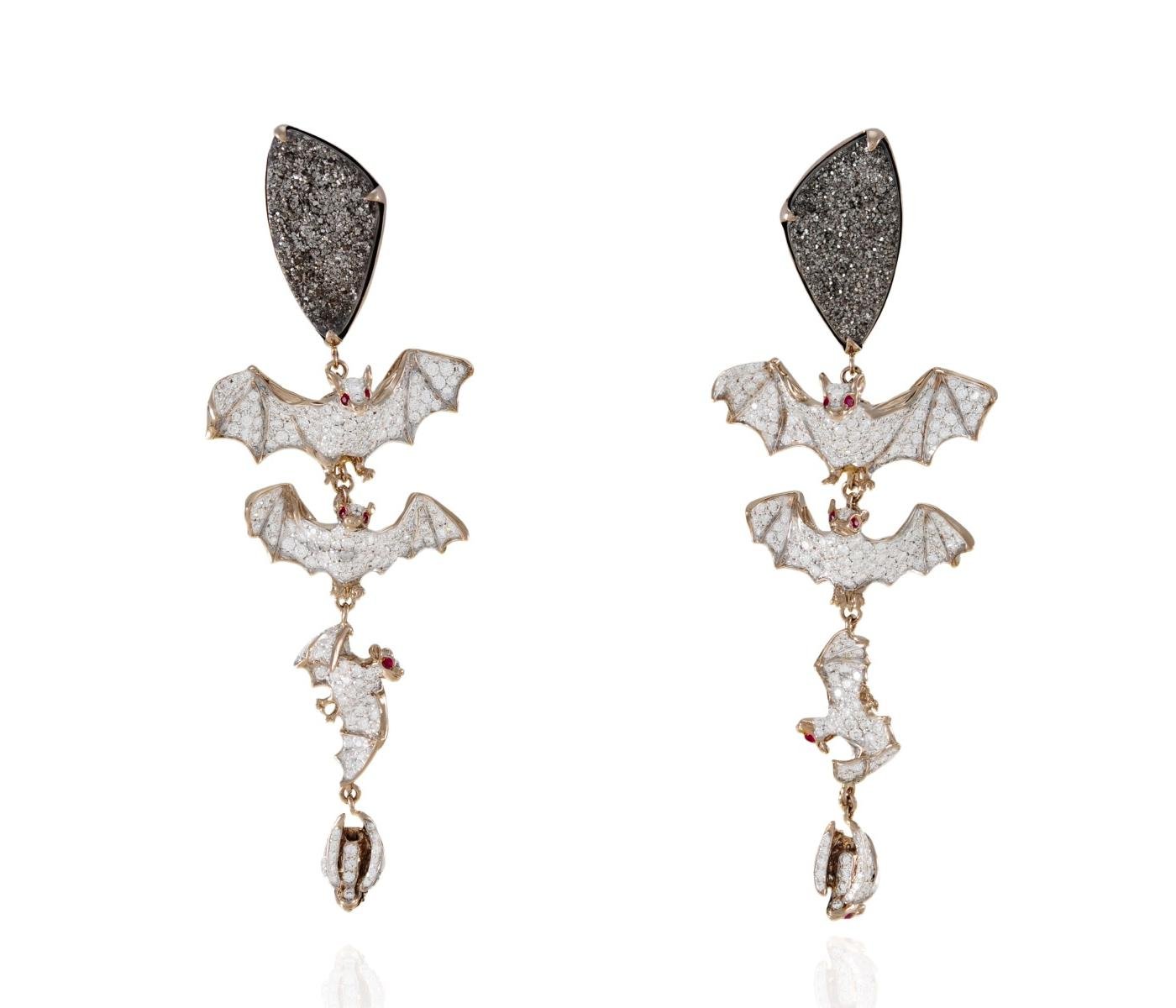 Earrings by Lydia Courteille