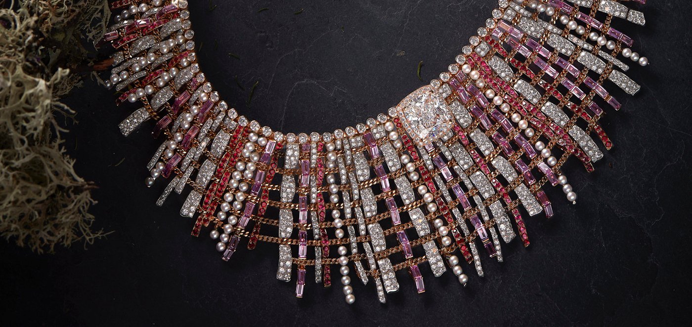 Chanel Tweed Couture necklace