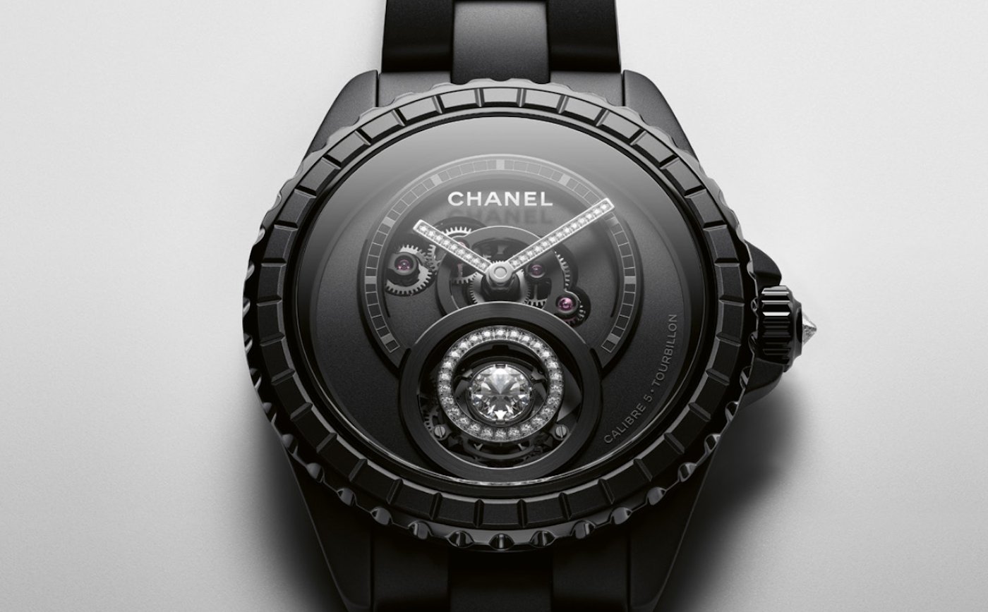 Chanel J12 Diamond Tourbillon: the flying solitaire