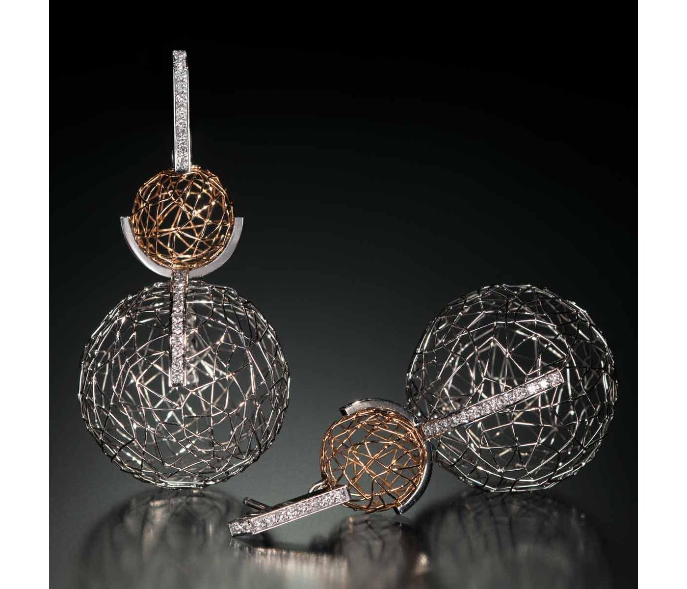 Earrings by Hans Schindler