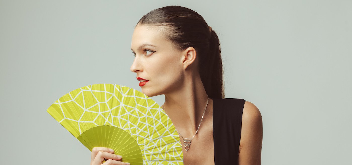 S by Salanitro's new collection of diamond-set hand fans