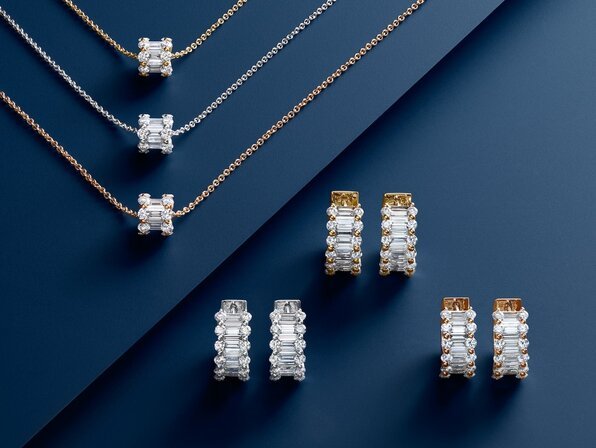 Bucherer Fine Jewellery: baguette love adds vibrant colour to signature geometry
