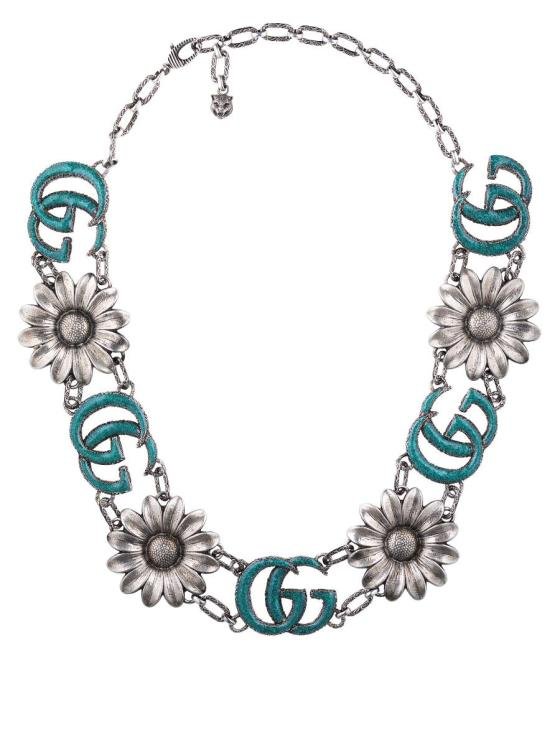 Gucci 18kt Rose Gold Floral Diamond Necklace - Farfetch