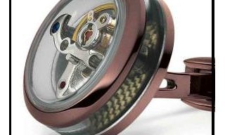 TF Est. 1968 - ‘Open Side' Tourbillon cufflinks 