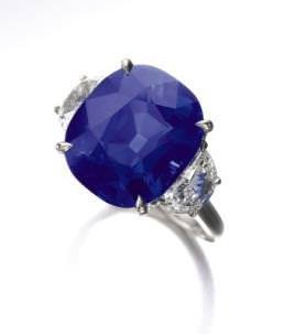 sapphire and diamond ring