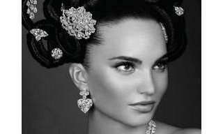 Graff Diamonds recreates their iconic Hair & Jewel image