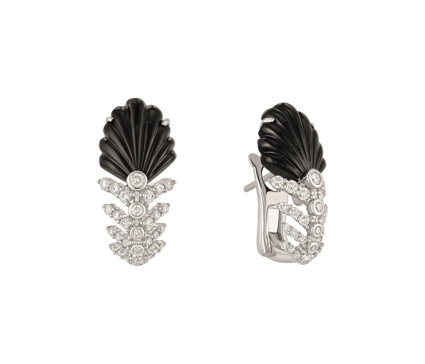Earrings by Lalique