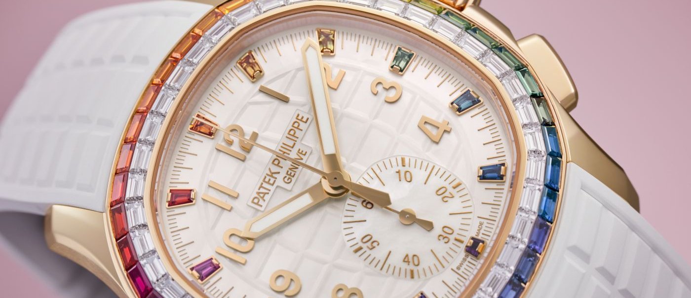 Patek Philippe unveils the Aquanaut Luce “Rainbow” chronograph
