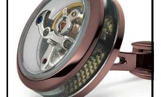 TF Est. 1968 - ‘Open Side' Tourbillon cufflinks 