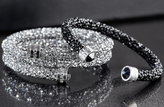 Swarovski Crystaldust Bangle | 0105893 | Beaverbrooks the Jewellers