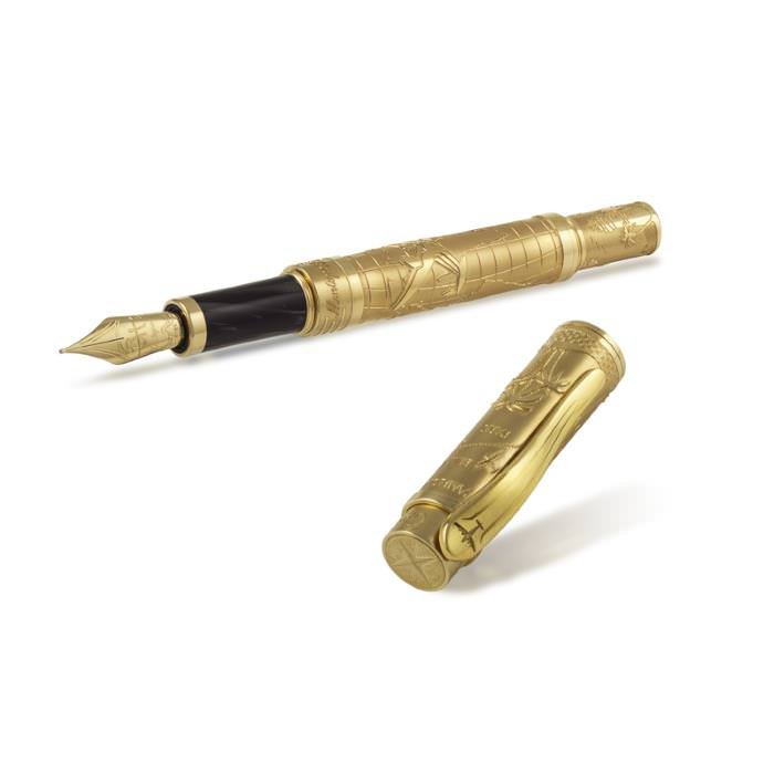 Ernest Hemingway, the Traveller's Fountain Pen - 18k Gold 