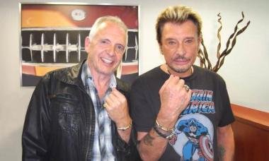 French Rock star Johnny Hallyday Wears Tournaire's Free Bracelet