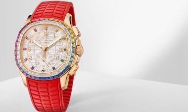 Patek Philippe unveils the Aquanaut Luce “Rainbow” chronograph