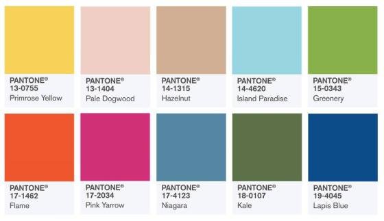 Pantone Color Institute Releases Spring 2017 Fashion Color Report