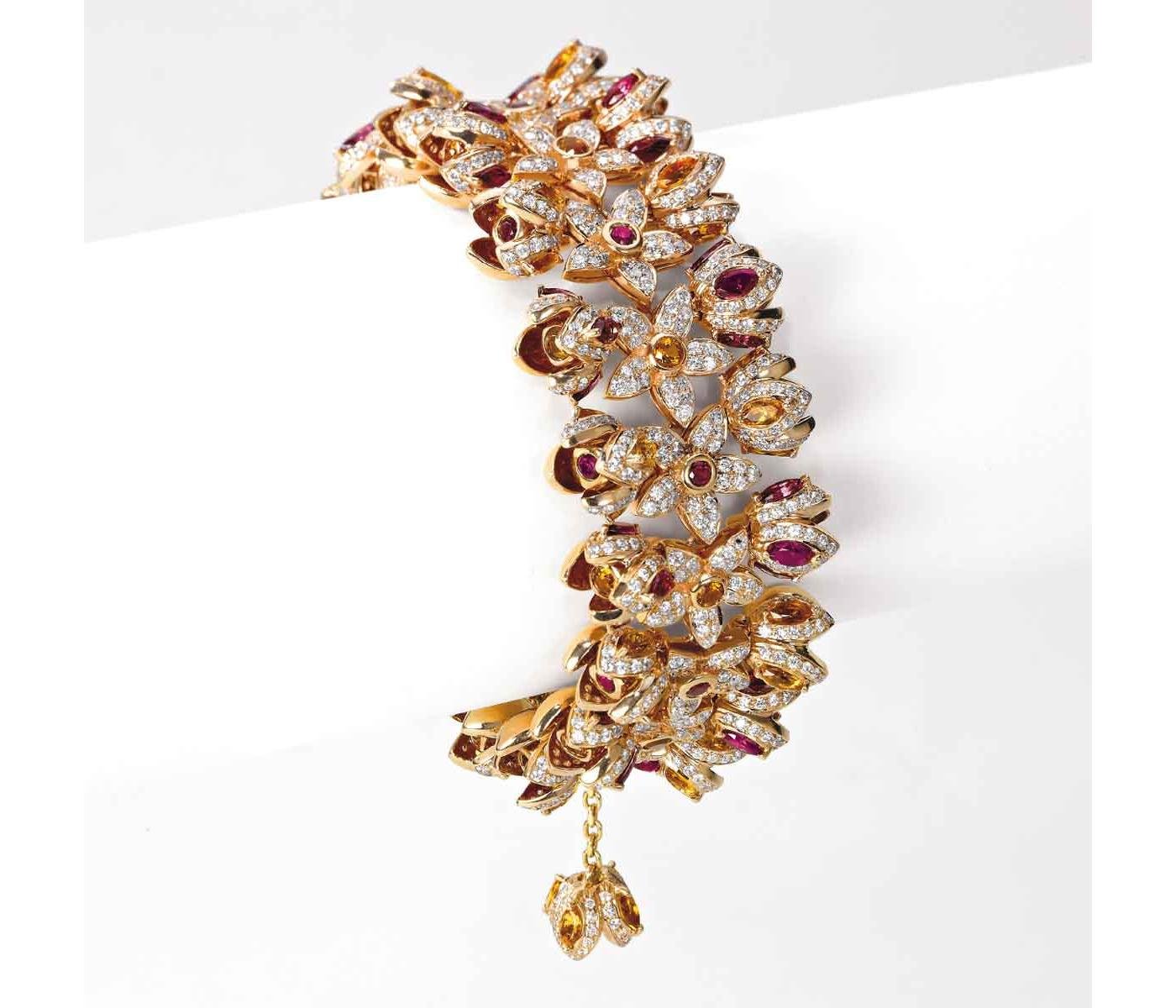 Bracelet by Gitanjali Gems for Swarovski Gems