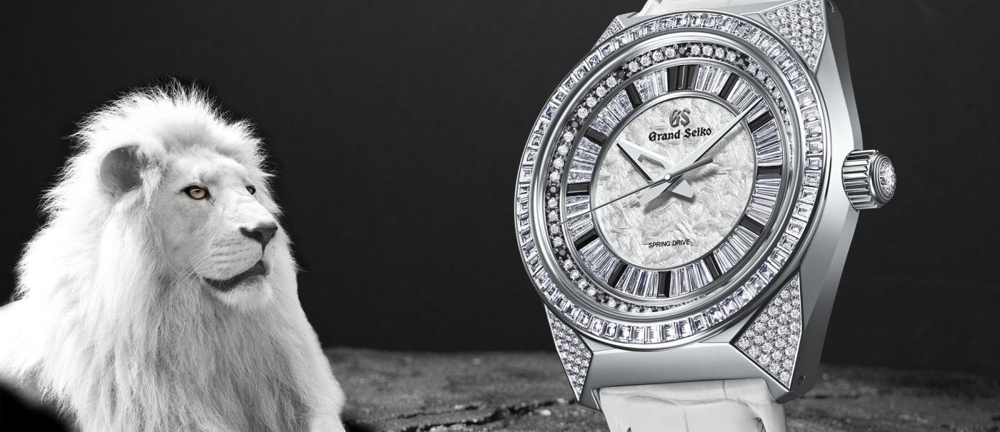 The “white lion”: Grand Seiko's new jewellery timepiece