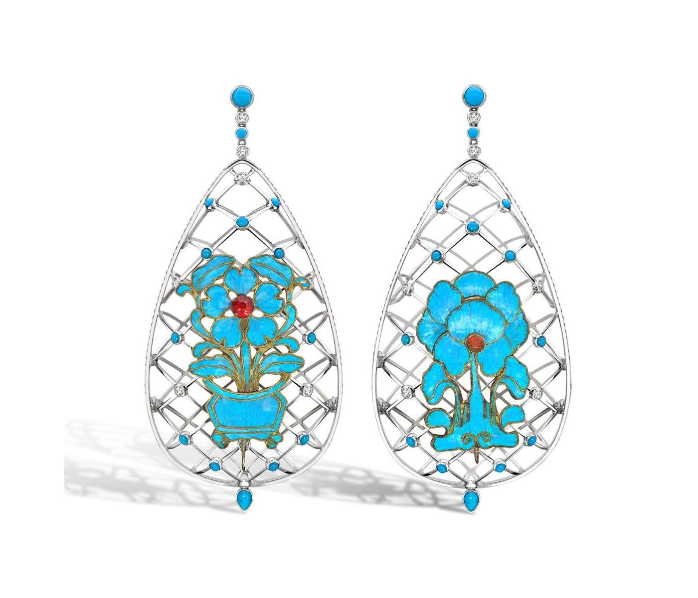 Earrings by Fei Liu