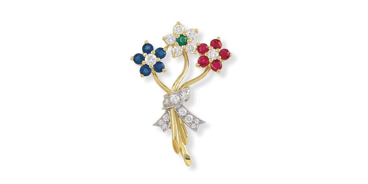 Brooch by Suna Bros