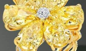 Rahaminov Diamonds unveil new fancy diamond floral rings