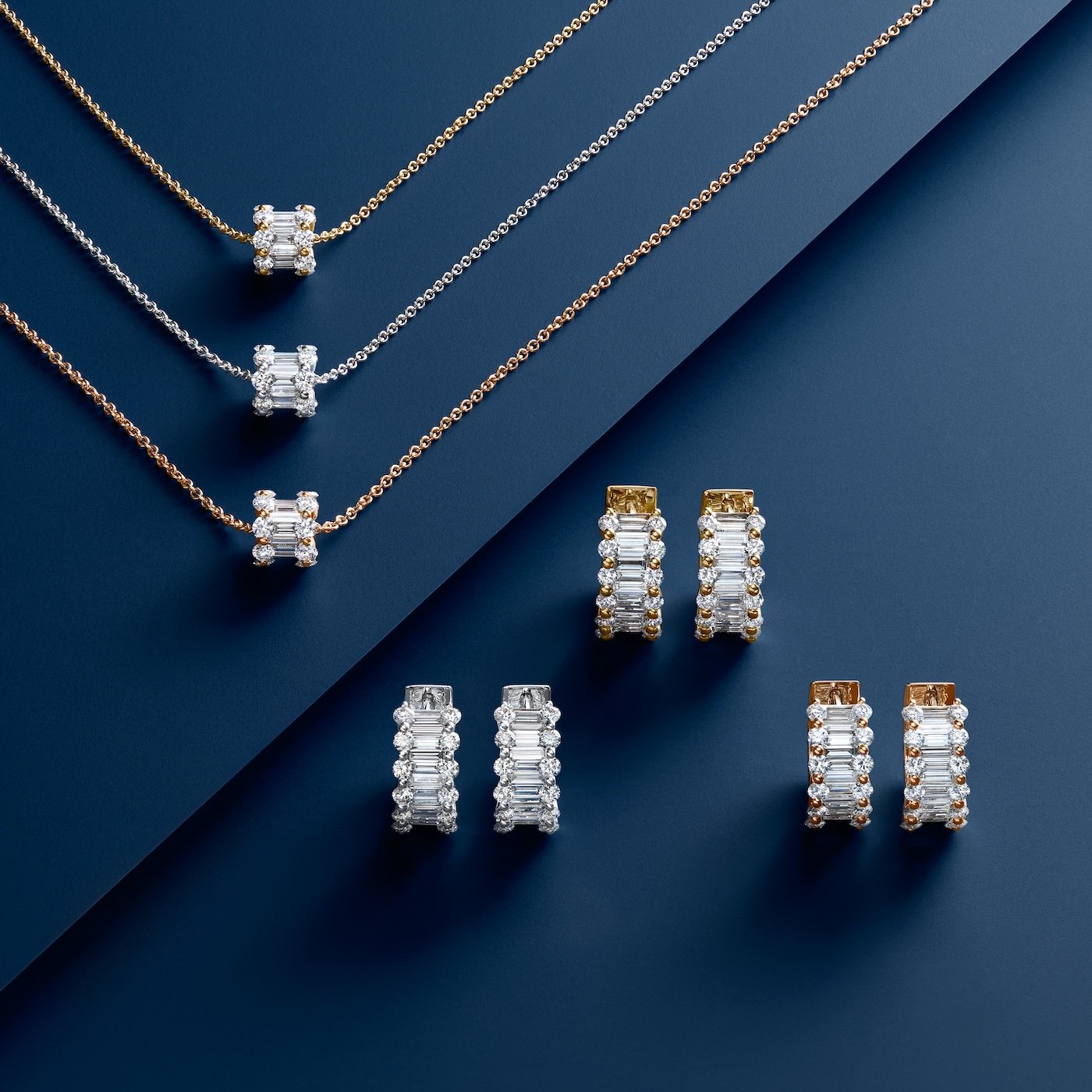 Bucherer Fine Jewellery: baguette love adds vibrant colour to signature geometry