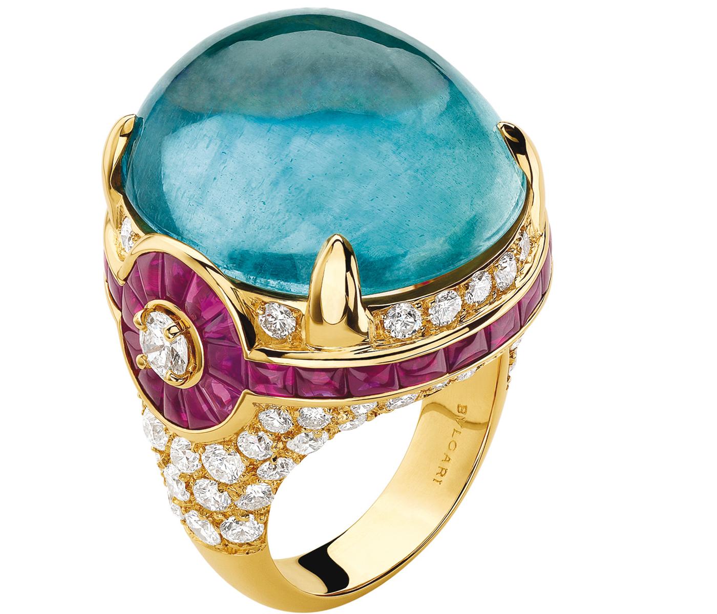 bvlgari aquamarine ring