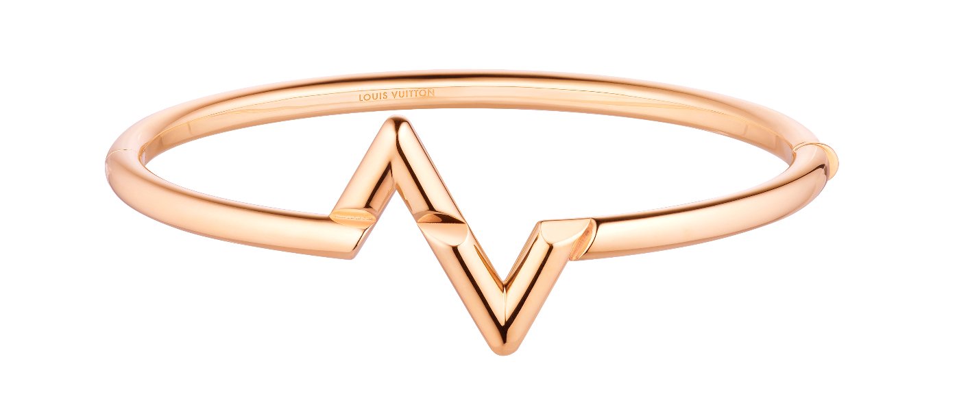 LV Volt One Cuff, Yellow Gold And Diamonds - Jewelry - Categories