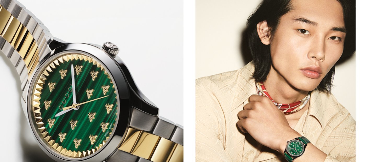 Gucci unveils new timepieces and jewelry campaign