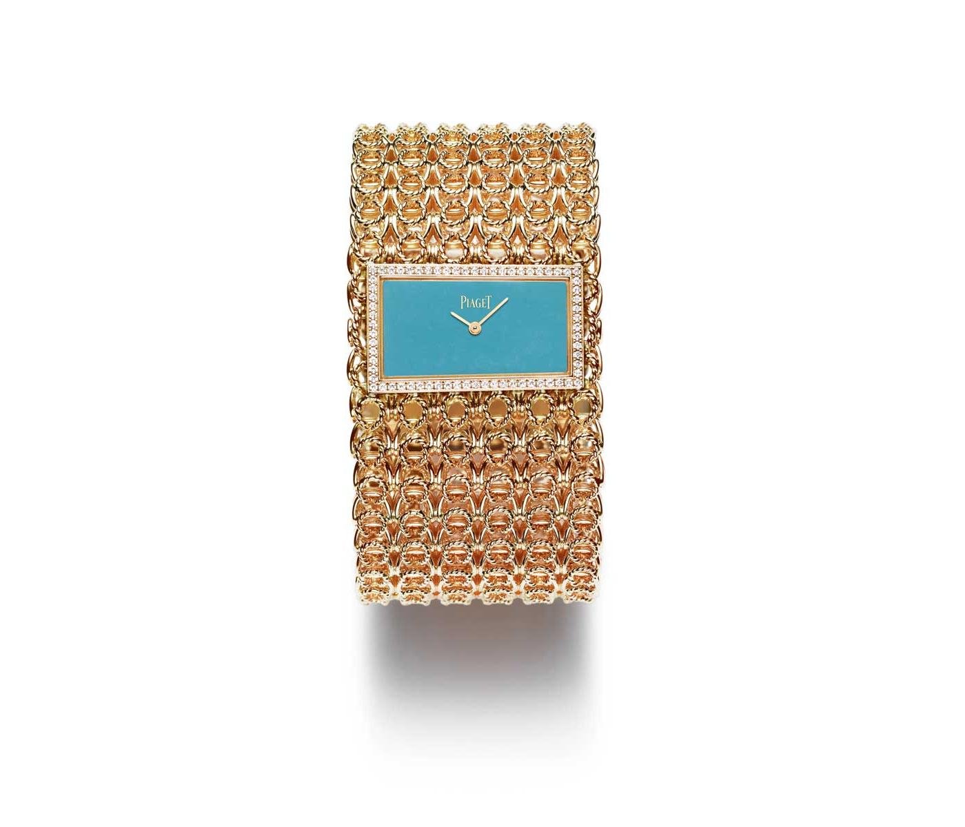 Cuff watch by Piaget