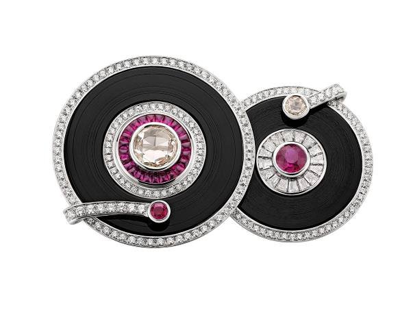 Music - Play it again brooch