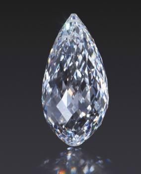 The Star Of China, world auction record for a briolette diamond, US,150,000 – Hong Kong