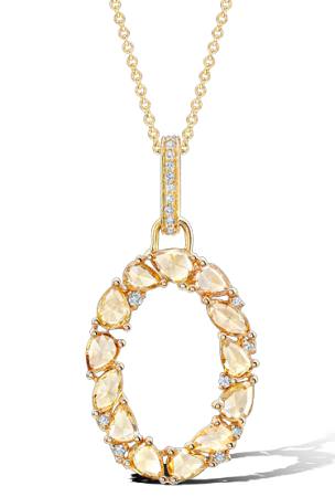 18KT Yellow Gold pendant - Soleil Collection
