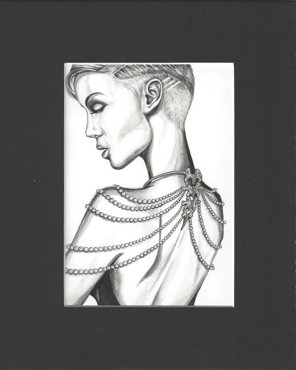 The Fashion Award –“Skeletal Pearl Collar” Chelsea Knights of Long Beach, California