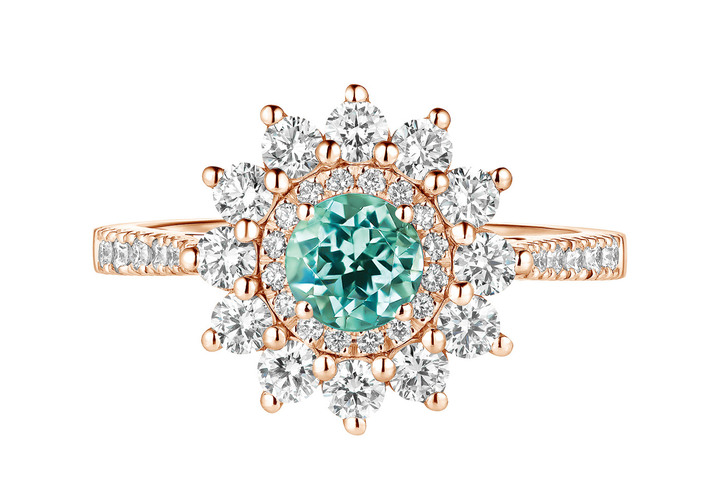 Lefkos mint tourmaline