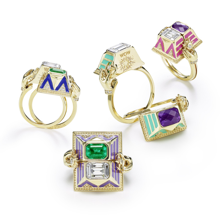 Memento Mori, Maison Belmont X Wings of Wisdom rings